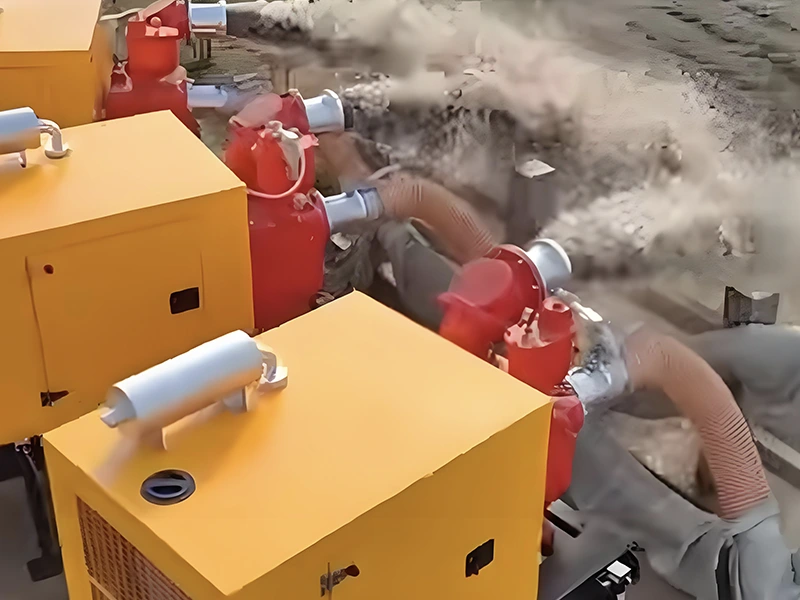 Jianghe Flood Prevention Products atualiza conjunto de bomba de água acionada por motor diesel para aumentar a capacidade eficiente de drenagem de inundações